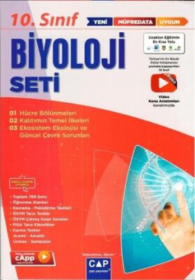 2022 10.Sınıf Anadolu Lisesi Biyoloji Seti - Kolektif kitap kapağı