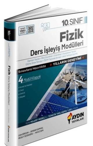 Aydın 2026 10. Sınıf Fizik Ders İşleyiş Modülleri - Yavuz Şen kitap kapağı