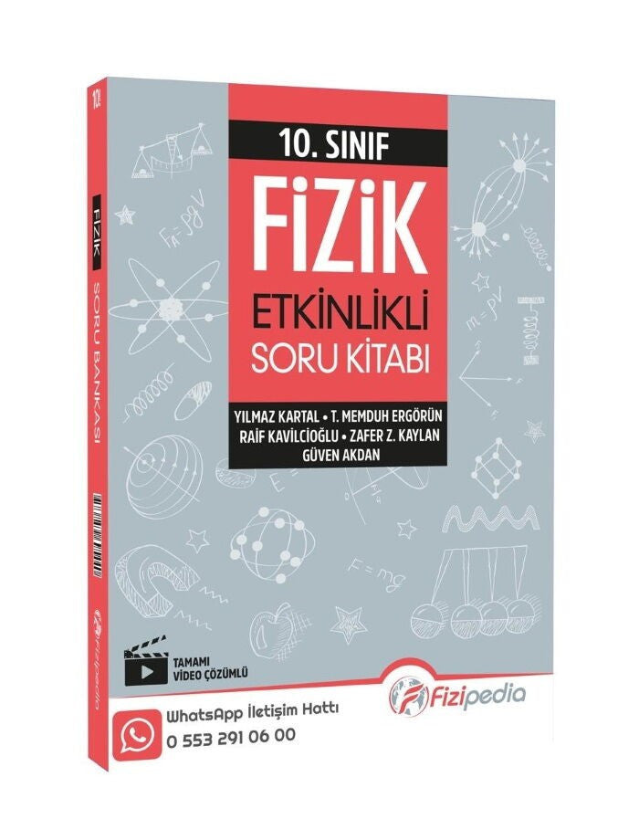 10. Sınıf Fizik Etkinlikli Soru Bankası Fizipedia Yayınları kitap kapağı