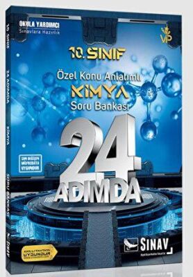 10. Sınıf 24 Adımda Özel Konu Anlatımlı Kimya Soru Bankası - Kolektif kitap kapağı