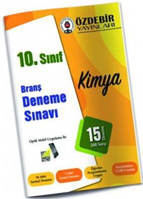 Özdebir Yayınları 10. Sınıf Kimya Branş Deneme - Kolektif kitap kapağı