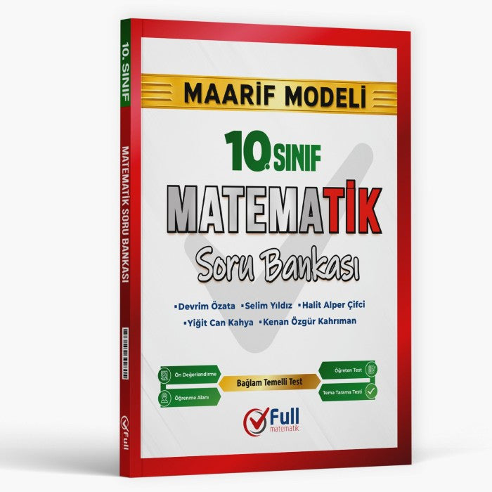 10. Sınıf Matematik Maarif Model Soru Bankası Full Matematik kitap kapağı