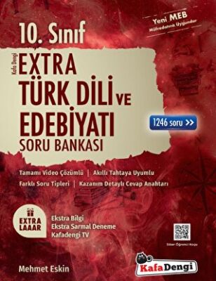 10.Sınıf Extra Türk Dili ve Edebiyatı Soru Bankası - Mehmet Estin kitap kapağı