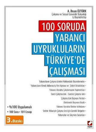 100 Soruda Yabancı Uyrukluların Türkiye`de Çalışması - Ali İhsan Öztürk kitap kapağı