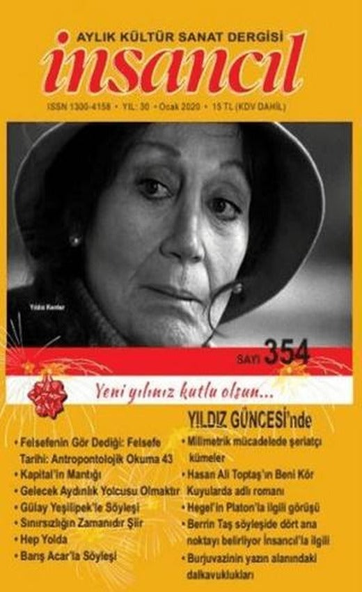 İnsancıl Aylık Kültür Sanat Dergisi Sayı: 354 Ocak 2020 | İnsancıl Dergisi Yayınları (Ciltsiz)