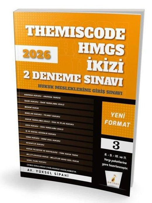 2026 Themiscode HMGS İkizi 2 Deneme Sınavı | Pelikan Yayınları (İnce Kapak)