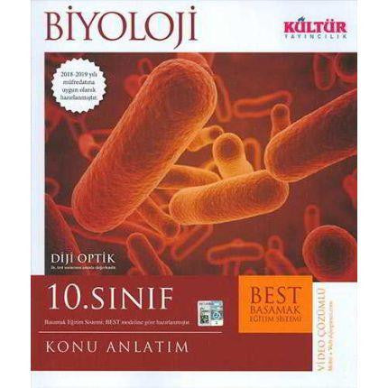 10.Sınıf Biyoloji Konu Anlatım Best - Kültür Yayıncılık kitap kapağı