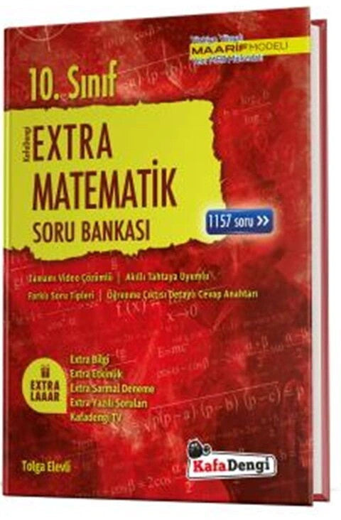 10.Sınıf Extra Matematik Soru Bankası Kafadengi - Akif Kuşçu kitap kapağı