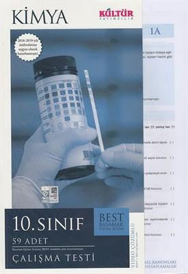 10.Sınıf Kimya Yaprak Test - Kültür Yayıncılık kitap kapağı