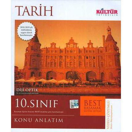 10.Sınıf Tarih Konu Anlatım - Kültür Yayıncılık kitap kapağı