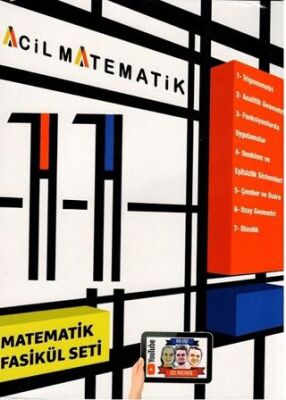 11. Sınıf Acil Matematik 6 lı Fasikül Set - Komisyon kitap kapağı