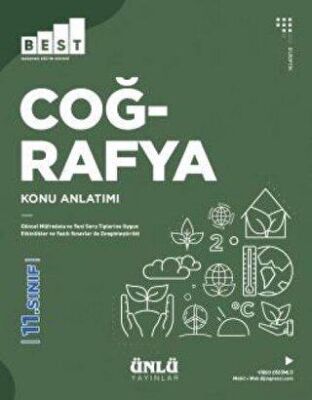11.Sınıf Coğrafya Best Konu Anlatım - Ünlü Yayınları - Kolektif kitap kapağı
