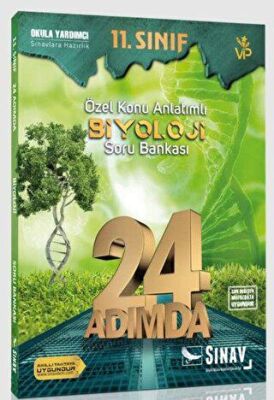 11. Sınıf Biyoloji 24 Adımda Özel Konu Anlatımlı Soru Bankası - Komisyon kitap kapağı