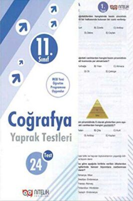 11. Sınıf Coğrafya 24 Yaprak Test - Kolektif kitap kapağı