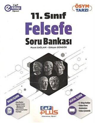 11. Sınıf Felsefe Plus Soru Bankası - Murat Sağlam kitap kapağı
