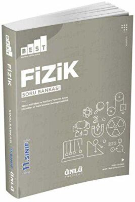 11.Sınıf Fizik Soru Bankası Best - Ünlü Yayınları - Kolektif kitap kapağı