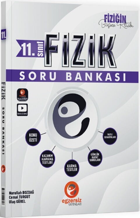 11. Sınıf Fizik Soru Bankası Egzersiz Yayınları - Cemal Turgut kitap kapağı