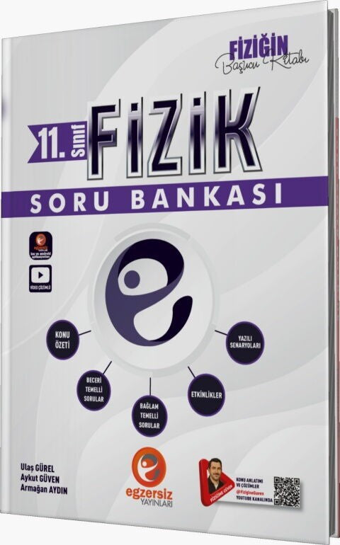 11. Sınıf Fizik Soru Bankası Egzersiz Yayınları kitap kapağı
