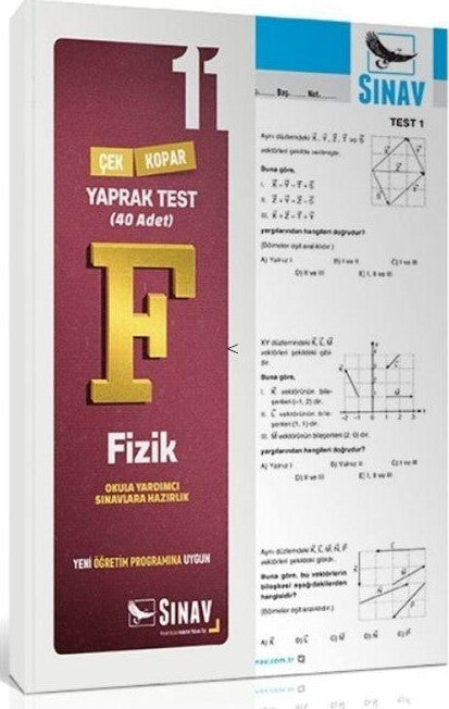 11. Sınıf Fizik Yaprak Test - Komisyon kitap kapağı