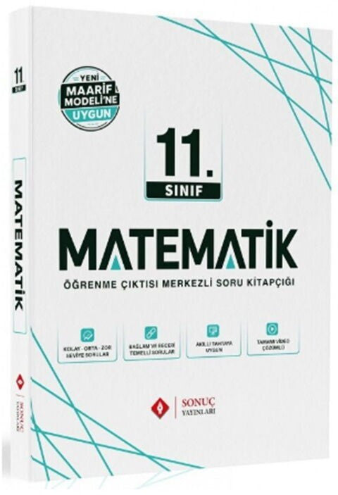 11. Sınıf Matematik Maarif Modele Uygun Modüller Set Sonuç Yayınları kitap kapağı