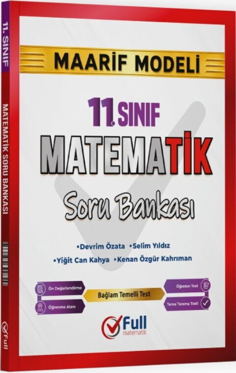 11. Sınıf Matematik Maarif Soru Bankası Full Matematik kitap kapağı