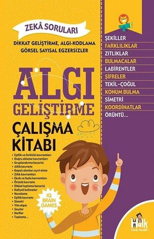 Algı Geliştirme Çalışma Kitabı | Halk Kitabevi