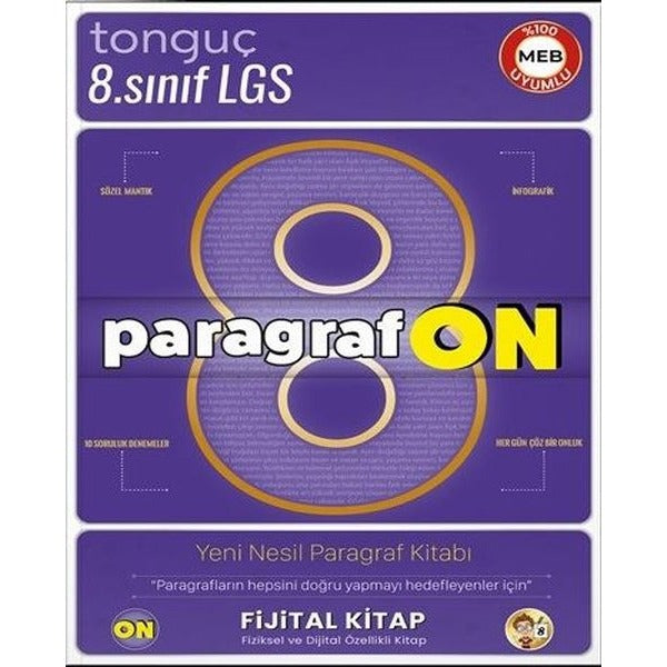 LGS ParagrafOn Soru Bankası | Tonguç Akademi (İnce Kapak)