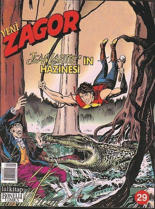 Zagor Sayı 29-Jean Lafitte'nin Hazinesi | Lal (İnce Kapak)