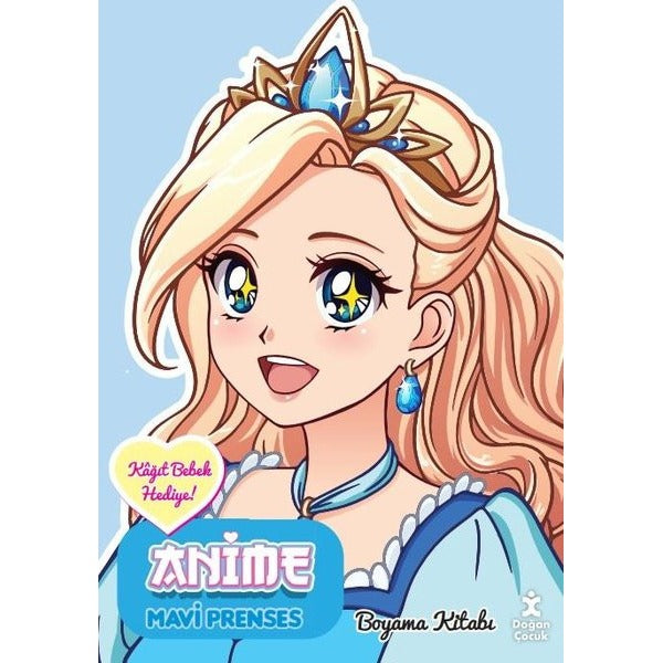Anime Mavi Prenses Boyama Kitabı | Doğan Çocuk