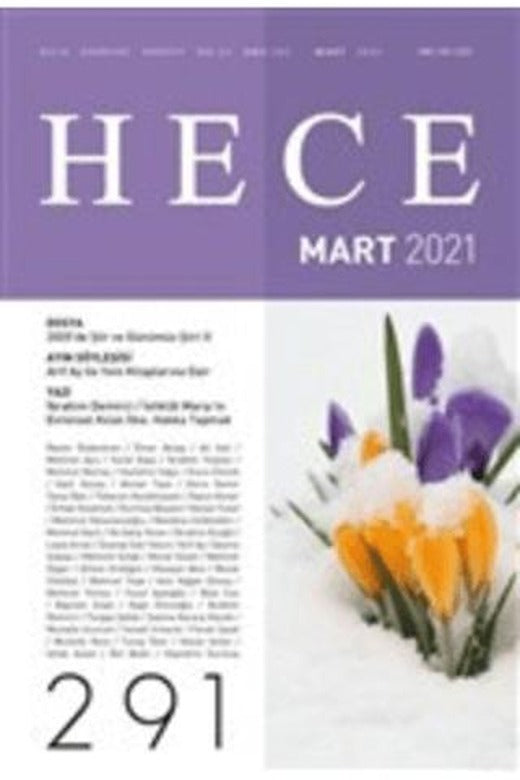 Hece Aylık Edebiyat Dergisi Sayı: 291 Mart 2021 | Hece Dergisi (Ciltsiz)
