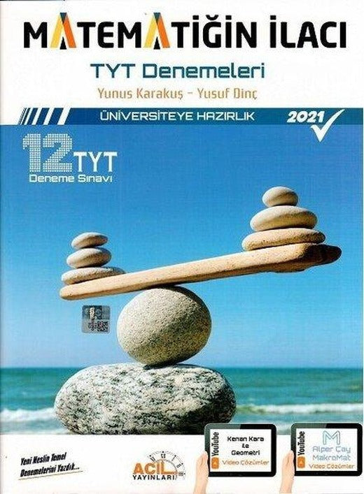 2022 TYT Matematiğin İlacı Denemeleri | Acil Yayınları (İnce Kapak)
