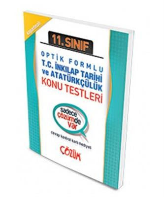 11.Sınıf İnkılap Tarihi Konu Testleri Yaprak Test - Çözüm Yayınları kitap kapağı