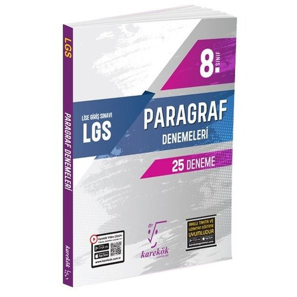 8. Sınıf LGS Paragraf Denemeleri | Karekök Yayıncılık (Ciltsiz)