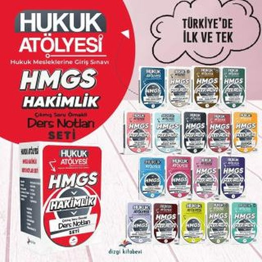 2026 Hukuk Atölyesi HMGS Hakimlik Çıkmış Soru Örnekli Ders Notları Seti
