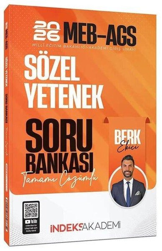 2026 MEB - AGS Sözel Yetenek Soru Bankası Çözümlü | İndeks Akademi (İnce Kapak)