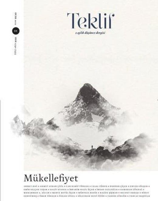 Teklif 2 Aylık Düşünce Dergisi Sayı: 1 Ocak 2022 | Ketebe Yayınları (Ciltsiz)