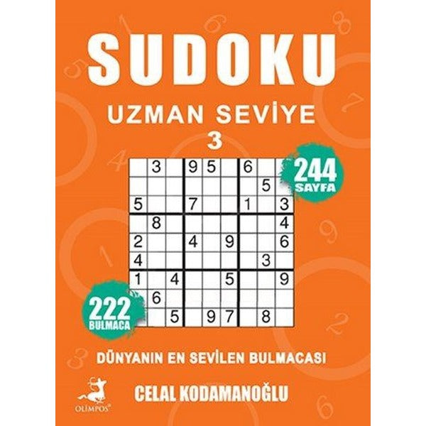 Sudoku Uzman Seviye 3 | Olimpos Yayınları (İnce Kapak)