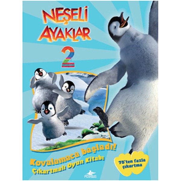 Neşeli Ayaklar 2 Çıkartmalı Oyun Kitabı | Pegasus (İnce Kapak)