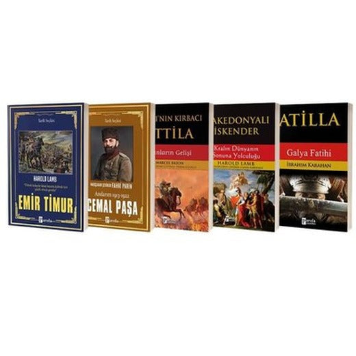 Büyük Komutanlar Seti - 5 Kitap Takım | Parola Yayınları (İnce Kapak)