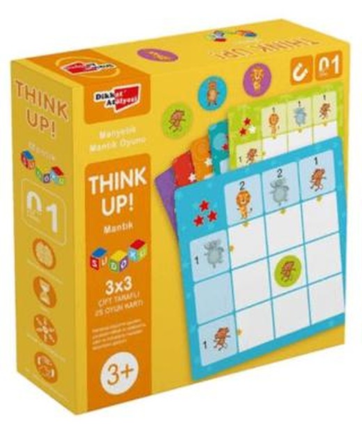 Level Up! 1 - Think Up! Mantık Sudoku | Dikkat Atölyesi Yayınları