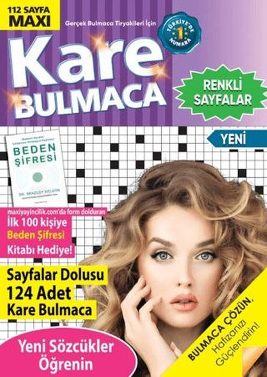 Maxi Kare Bulmaca 18 | Maxi Yayıncılık (Ciltsiz)
