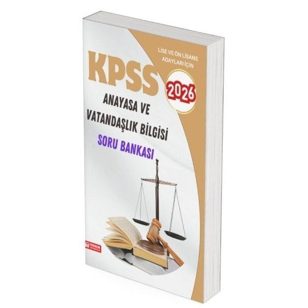 2026 KPSS Lise - Önlisans Anayasa ve Vatandaşlık Bilgisi Soru Bankası | Teorem Yayınları (İnce Kapak)