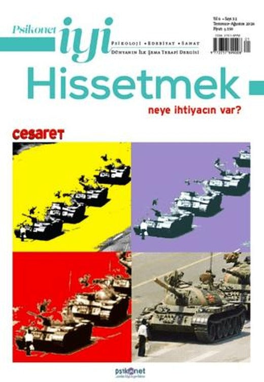 Psikonet İyi Hissetmek Sayı: 32 - Neye İhtiyacın Var? Cesaret | Psikonet Dergi (Ciltsiz)