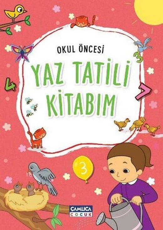 Okul Öncesi Yaz Tatili Kitabım | Çamlıca Çocuk Yayınları (İnce Kapak)