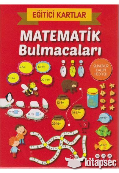 Eğitici Kartlar Matematik Bulmacaları - Kolektif kitap kapağı