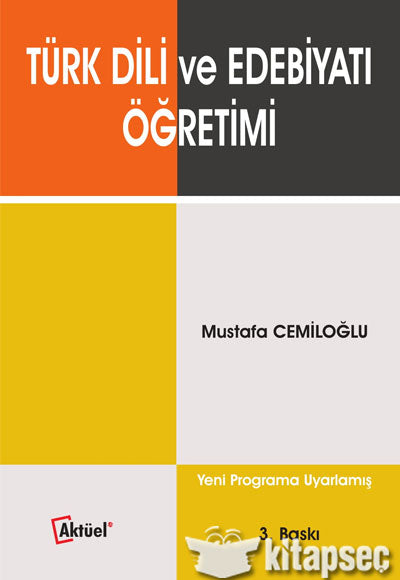 Türk Dili ve Edebiyatı Öğretimi - Prof. Dr. Mustafa Cemiloğlu kitap kapağı