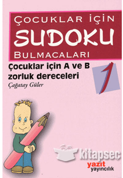 Çocuklar İçin Sudoku Bulmacaları 1 - Çağatay Güler kitap kapağı