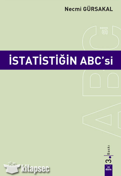 İstatistiğin ABC'si - Prof. Dr. Necmi Gürsakal kitap kapağı