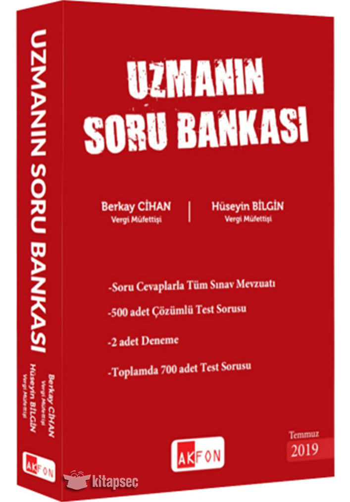 Uzmanın Soru Bankası - Berkay Cihan kitap kapağı