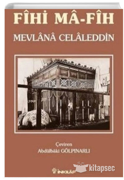 Fihi Ma-Fih - Mevlana kitap kapağı